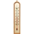 BROWIN termometr pokojowy drewniany złota 21x4,3 cm