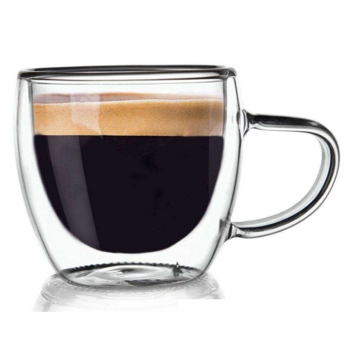 ORION szklanka termiczna do espresso 100 ml podwójne ścianki